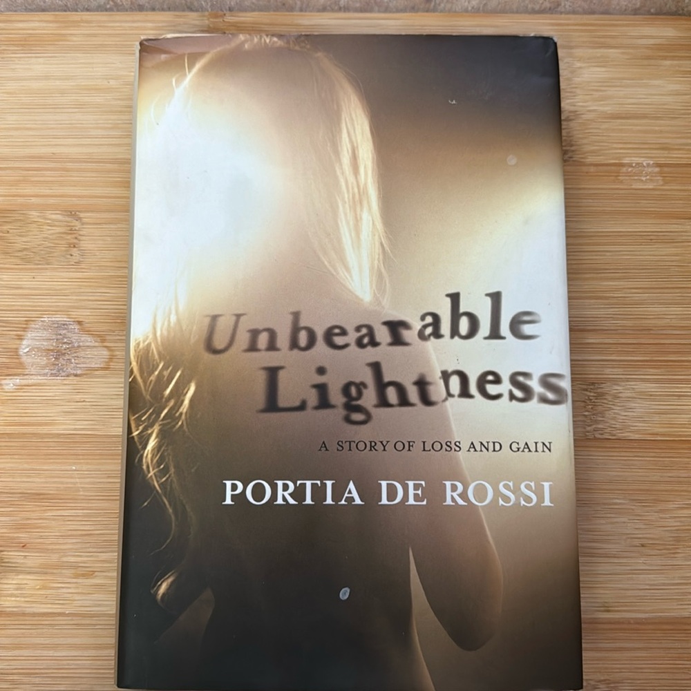 GUC Hardcover Portia De Rossi Unbearable Lightness